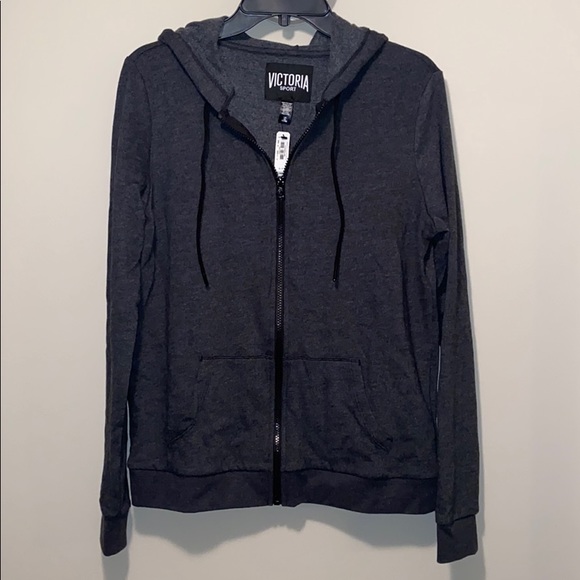 NWT! Victoria Sport Heather full zip Hoodie - Picture 1 of 5